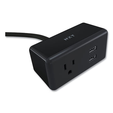 NXT Technologies™ Indoor Extension Cord With Usb Ports, 5 Ft, Black freeshipping - TVN Wholesale